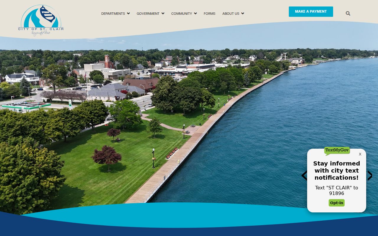 City of St. Clair criminal records page in St. Clair County